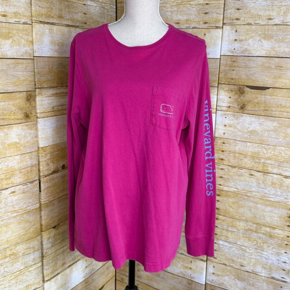 VINEYARD VINES CLASSIC LOGO UNISEX LONG SLEEVE CASUAL EVERYDAY T-SHIRT SZ. XXL - Picture 2 of 4